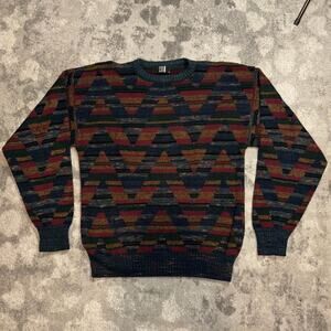 Vintage 90s Colorful Knit Sweater